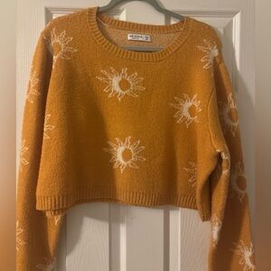 Juniors Sunshine Knit Sweater, Arizona Jean Company - Mustard Yellow